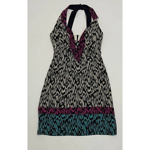 Nanette Lenore Silk Printed Mini Dress White 0‎ - Picture 14 of 16